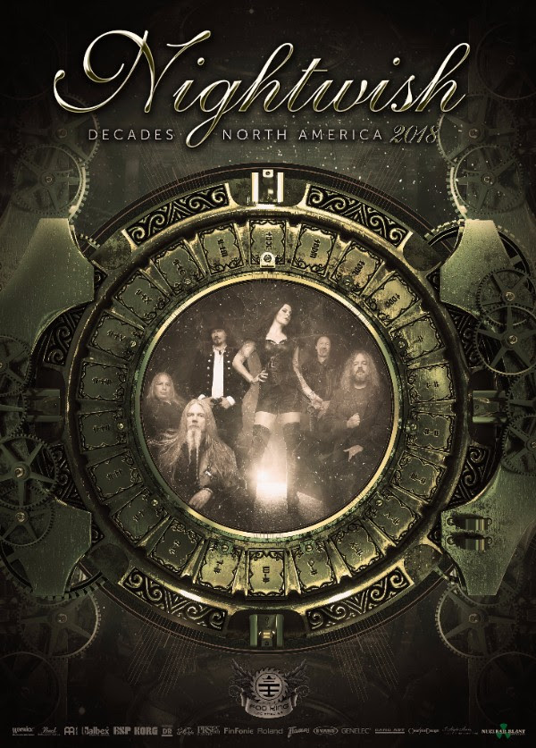 Nightwish Tour Poster Metal Magnitude